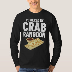 T-shirt Crabe Rangoon Crème Fromage Wontons Sauce de tremp