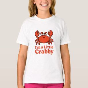 T-shirt Crabe Rouge Enjoué – “Je suis un peu grincheux” Hu