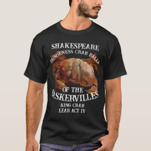T-shirt Crabe royal de Shakespeare Crabe de Dungeness Ball