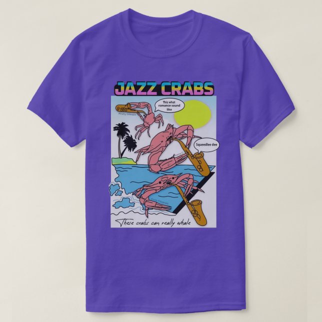 T-shirt Crabes de jazz (Design devant)