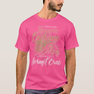 T-shirt Crabes Drôle C'Est Mon Humain Je Suis Vraiment Un