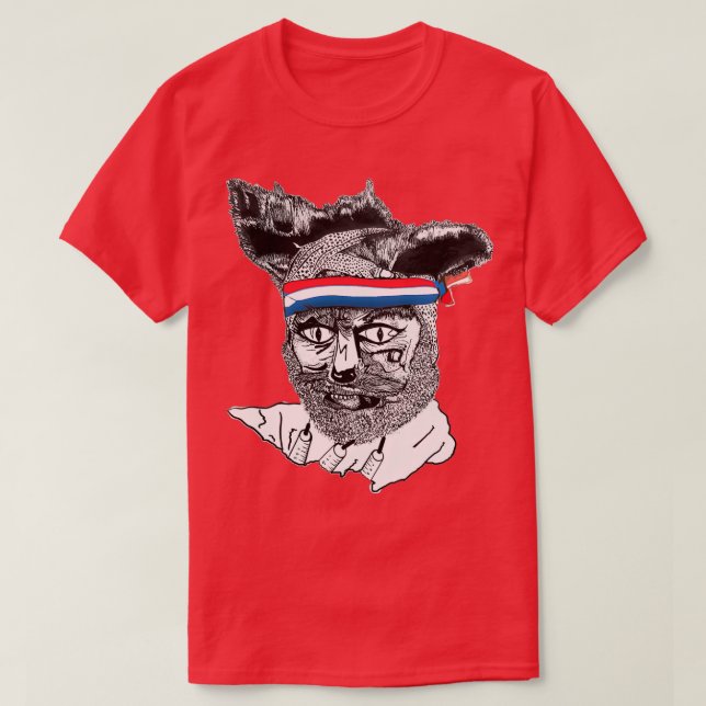 T-shirt Crack Fox (Design devant)