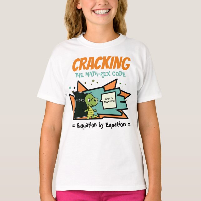 T-shirt Cracker le code Math-Rex (Devant)