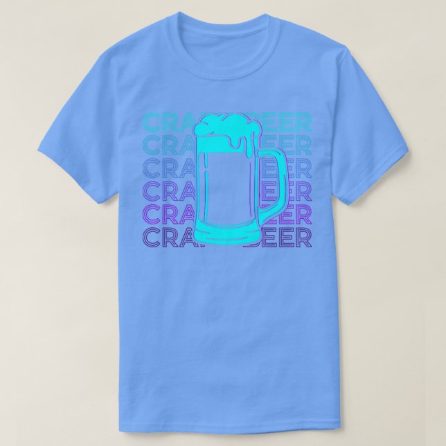 T-shirt Craft Beer Retro Gift (Design devant)
