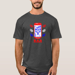 T-shirt Craft Bière Can - U.S.A