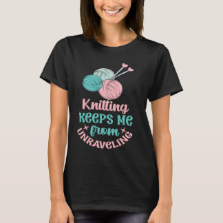 T-shirt Crafts Knitting Adulting Stress Mom Life Ladies Cr