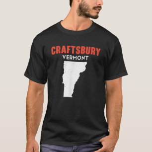 T-shirt Craftsbury Vermont USA State America Travel Vermon