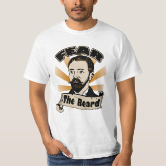 T-shirt Craignez la barbe, la moustache drôle