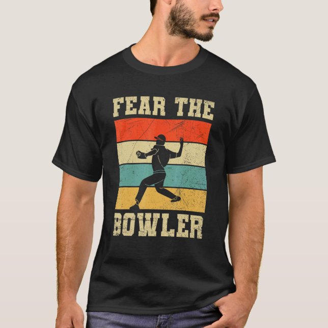 T-shirt Craignez La Citation Bowler Pour Votre Équipe De J (Devant)