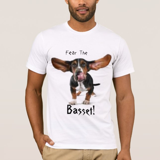T-shirt Craignez le basset (Devant)
