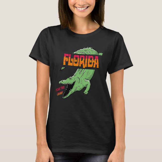 T-shirt Craignez Le Gator De La Chompe (Devant)