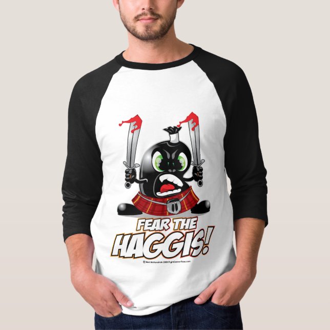 T-shirt Craignez le Haggis (Devant)