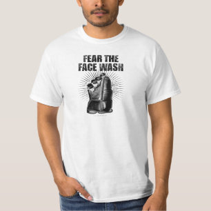 T-shirt Craignez le lavage de visage (l'hockey)