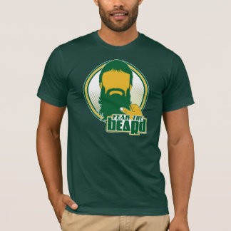 T-shirt Craignez le vert et l'or de barbe