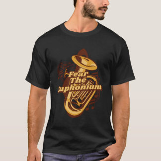 T-shirt Craignez l'Euphonium Instrument Euphonist Player E