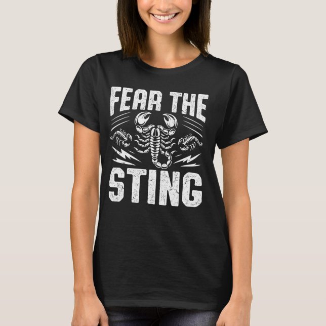 T-shirt Craignez l'scorpion (Devant)