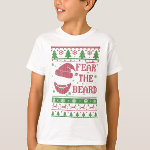 T-shirt Craindre la barbe Noël laid