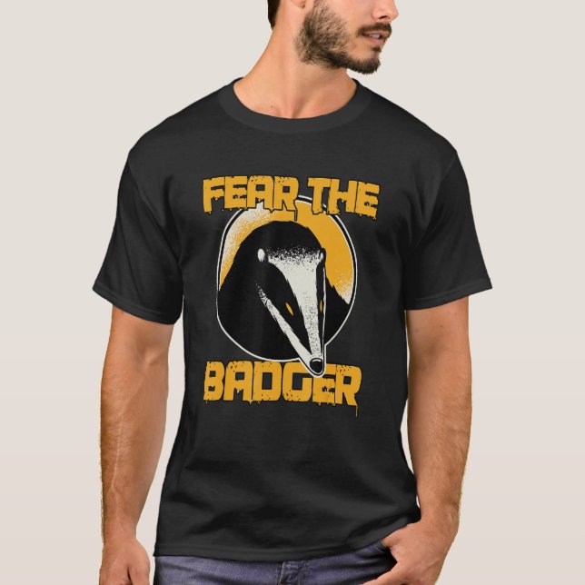 T-shirt Craindre Le Badger Drôle Cadeau Badger (Devant)