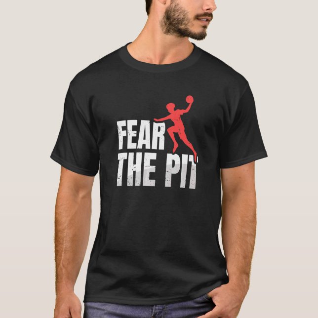 T-shirt Craindre Le Citation De La Pit Pour Un Champion Ga (Devant)