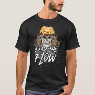 T-shirt Craindre le flux (cheveux de hockey)