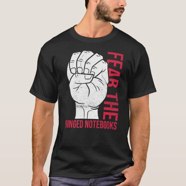 T-shirt Craindre Les Carnets À Cernes Citer Pour Une Handr (Devant)