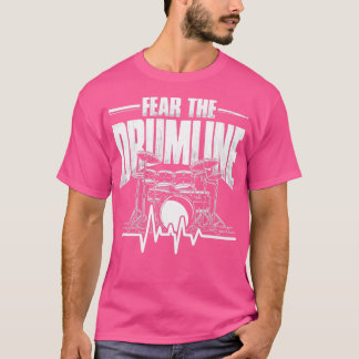 T-shirt Crains Les Tambours À Drumline