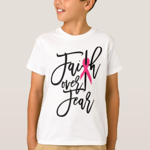 T-shirt Crainte Croix du sein Sensibilisation au cancer ch