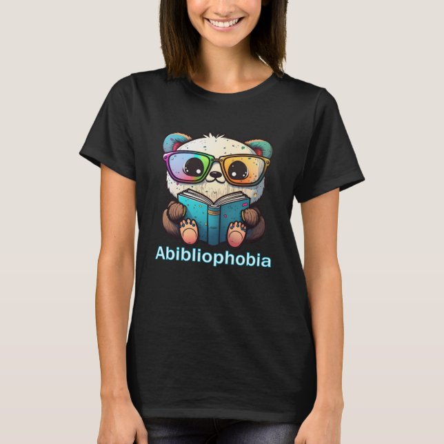 T-shirt Crainte de ne plus avoir de livres pour lire l'anb (Devant)