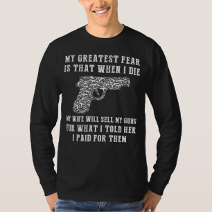T-shirt Crainte de tir de canon : Ne sous-estime pas mon A