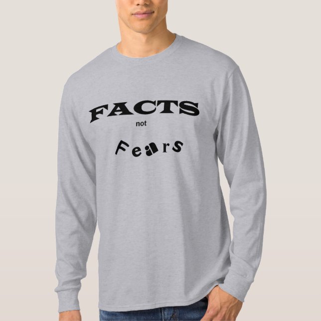 T-shirt Craintes de faits pas (Devant)