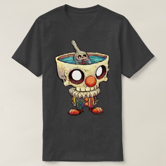 T-shirt Craintes d'un clown (Design devant)