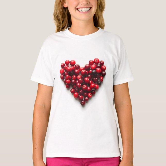 T-shirt Cranberry Heart (Devant)
