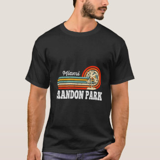 T-shirt Crandon Park Miami Palm Tree Beach