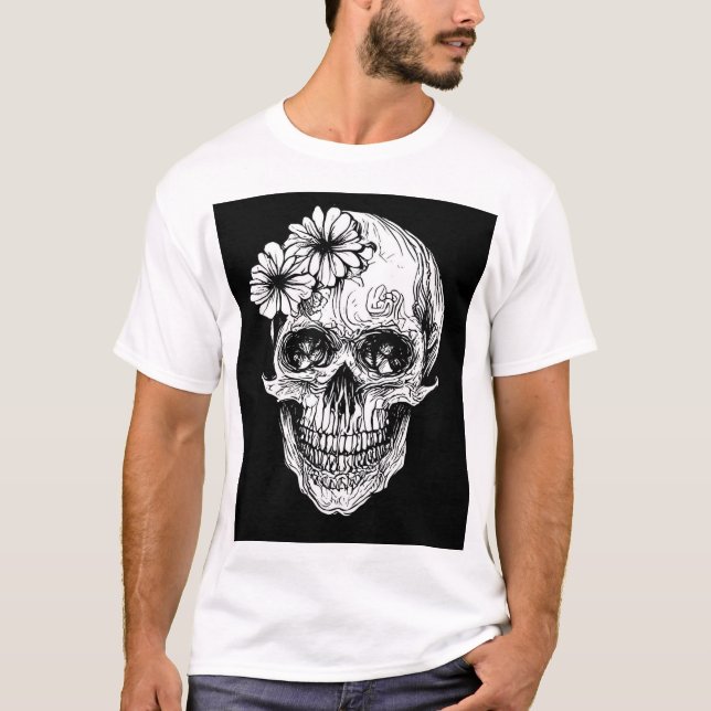T-shirt crâne (Devant)