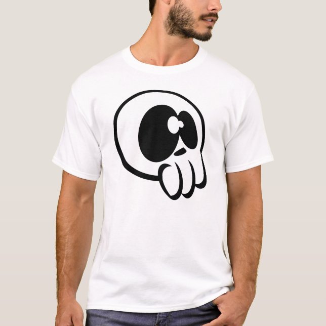 T-shirt Crâne 2 de bande dessinée (Devant)