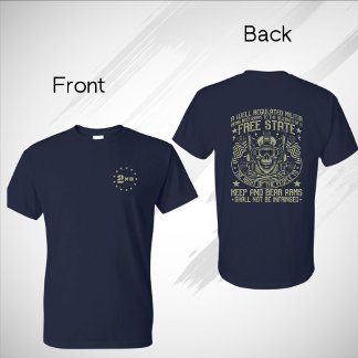 T-shirt crâne 2e amendement