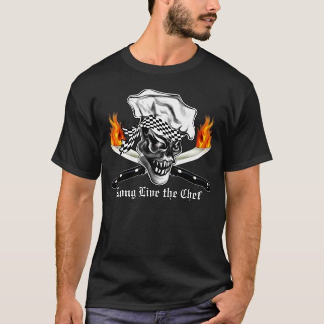 T-shirt Crâne 5 de chef (Devant)