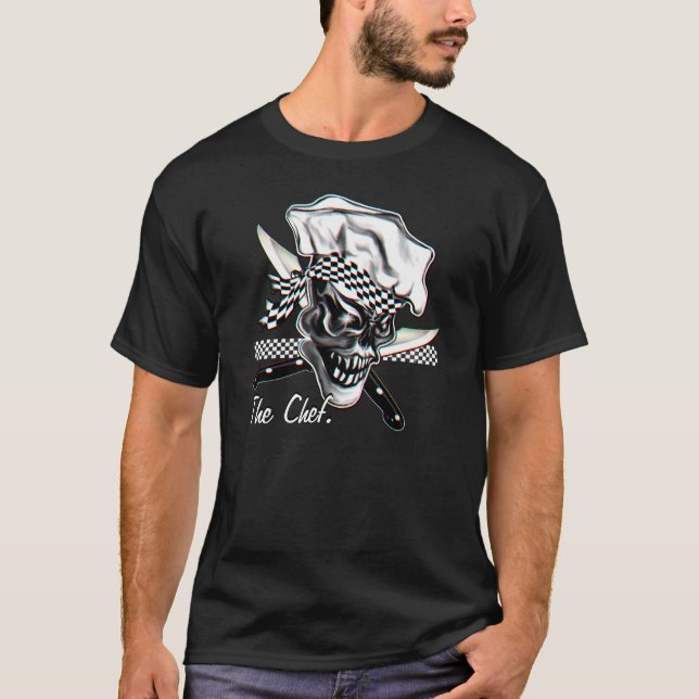 T-shirt Crâne 5 de chef (Devant)