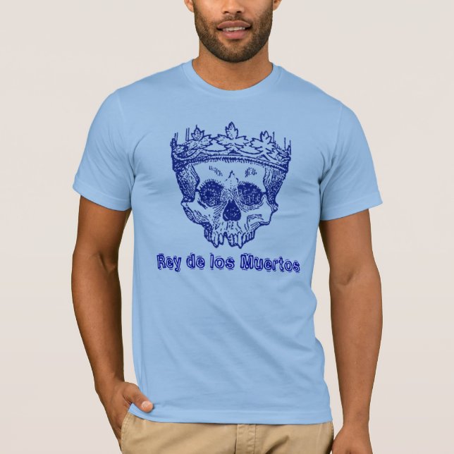 T-shirt Crâne à couronne vintage (Devant)
