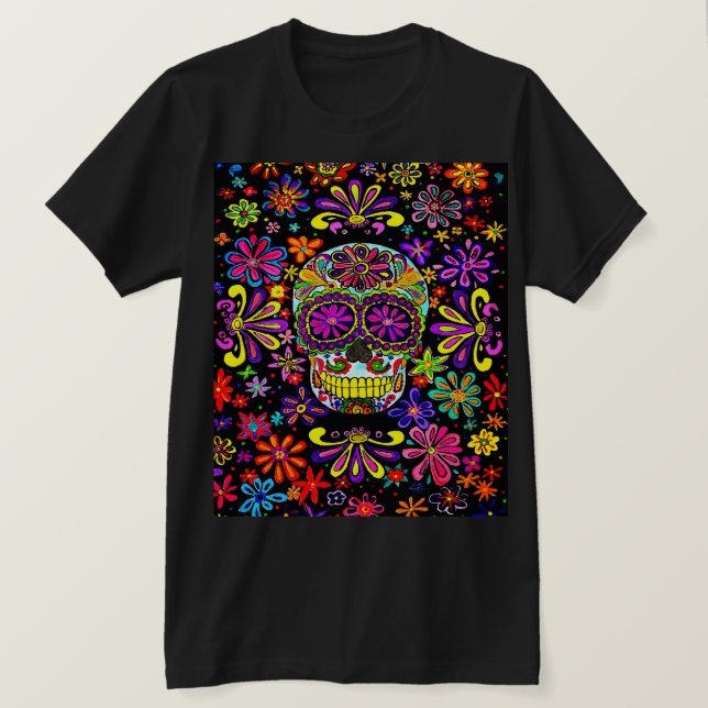 T-shirt crâne à sucre (Design devant)