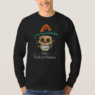 T-shirt Crâne à sucre avec Casquette Dia de Muertos   Chem