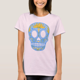 T-shirt crâne à sucre (bleu)