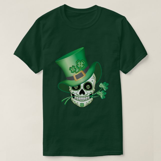 T-shirt crâne à sucre irlandais (Design devant)