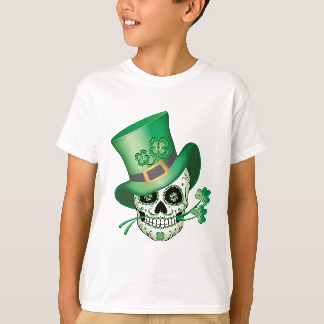 T-shirt Crâne à sucre irlandais (Devant)