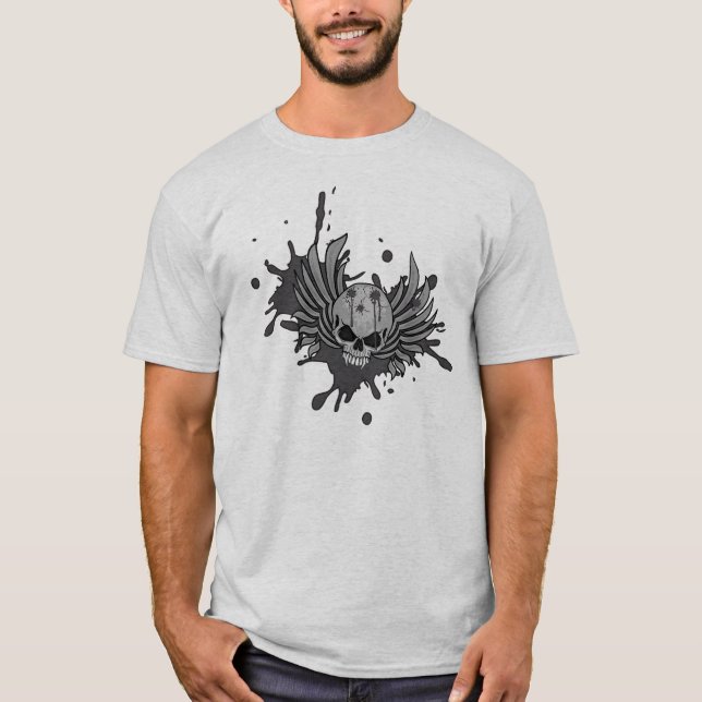 T-shirt Crâne ailé (Devant)