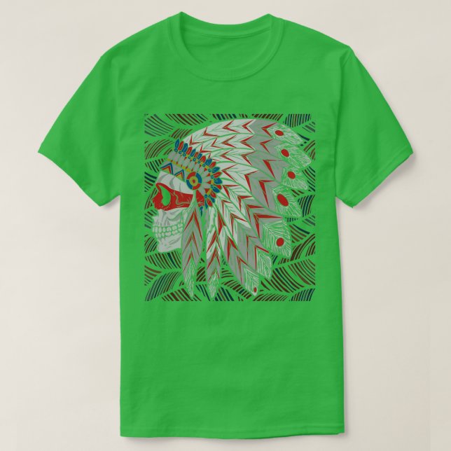 T-shirt Crâne amérindien 6 (Design devant)