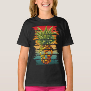 T-shirt Crâne Ananas Vintage