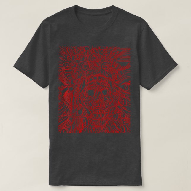T-shirt Crâne antiente asiatique 211 (Design devant)