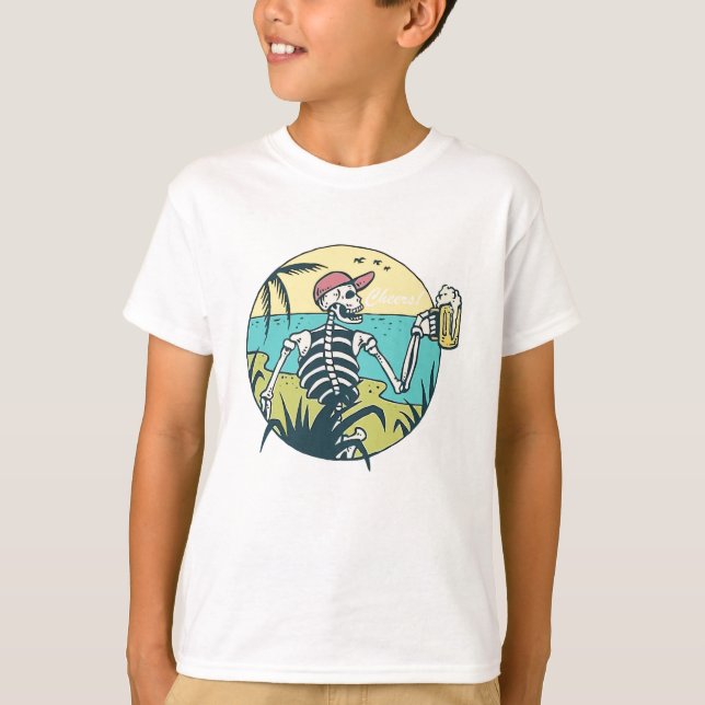 T-shirt Crâne Applaudissements (Devant)