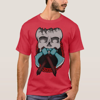 T-shirt Crâne avec axe